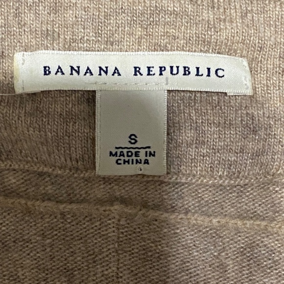 Banana Republic Lambswool/cashmere blend  colorblock cardigan. Sz S - Picture 5 of 9